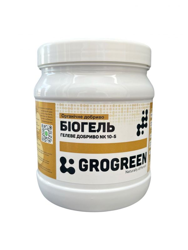 Добриво GroGreen Біогель NK 10-0-5 Lima - 1 кг