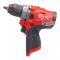 Дрель-шуруповерт аккумуляторный MILWAUKEE, M12 FDD-0, 37Нм