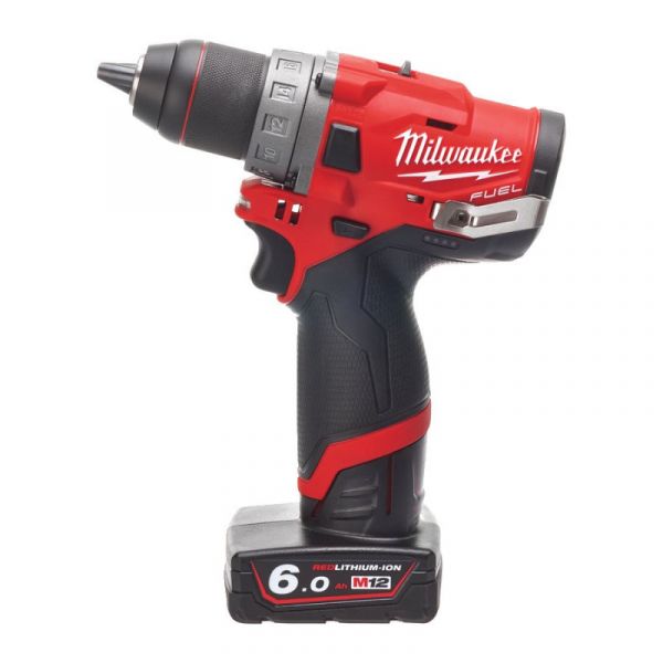 Дриль-шурупокрут акумуляторний MILWAUKEE, M12 FDD-402X, 44Нм (+ заряд.пристрій, 2 акум.Х 4Аг, HDкейс