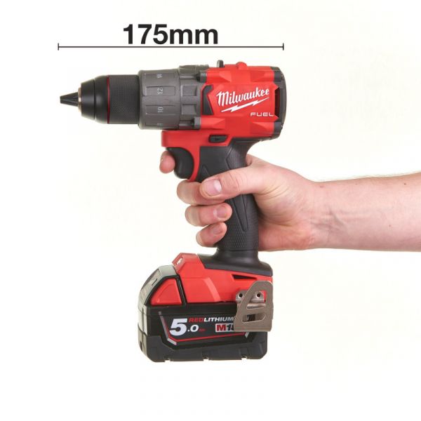 Дриль-шурупокрут акумуляторний MILWAUKEE, M18 FDD2-0X,135Нм, (HD кейс)