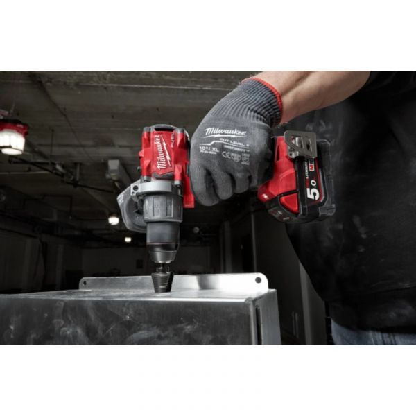 Дриль-шурупокрут акумуляторний MILWAUKEE, M18 FDD2-502X,135Нм (+ заряд.пристрій, 2 акум.Х 5Аг, HDкей