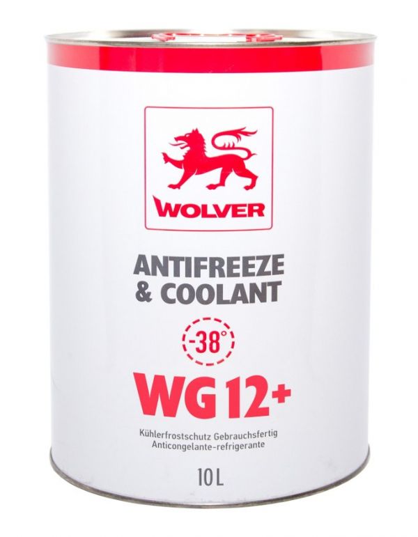 Антифриз WG12+ червоний Wolver - 10 л