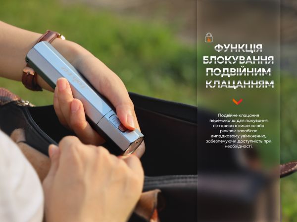 Ліхтар ручний Fenix E-CP чорний