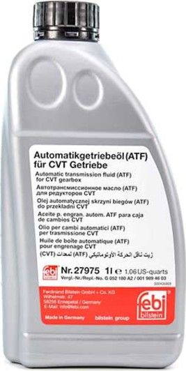 Трансмісійна олива FEBI ATF CVT(Канистра 1л)