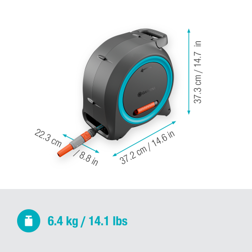 Котушка Gardena Dual Hose Box настінна та наземна 11 мм 25 м
