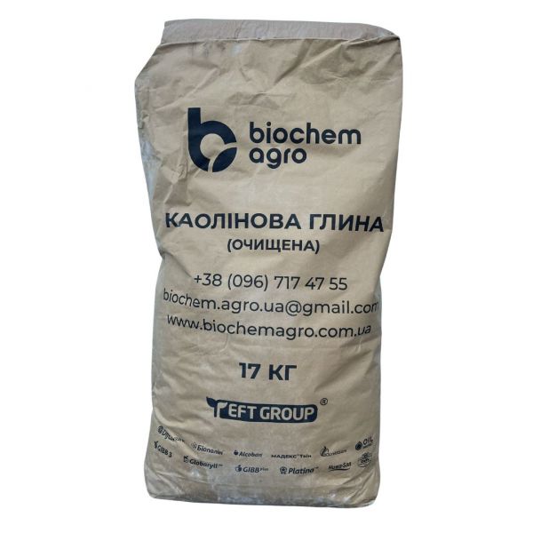 Очищенный каолин (Белая глина) Biochem - 17 кг