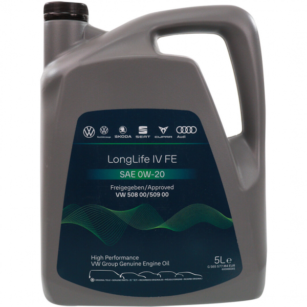 Олива VW LongLife IV FE 0W-20, 5л. GS65577M4