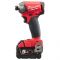 Винтокрут аккумуляторный 1/4" HEX MILWAUKEE, M18 FQID-502X, 50Нм (+ заряд.устройство, 2 акум.Х 5Ач, ке