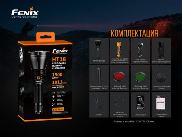 Ліхтар ручний Fenix HT18