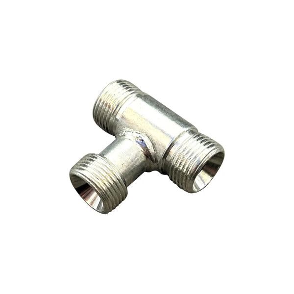 Штуцер трійник S24 без гайки (М20*1,5 - М20*1,5 - М20*1,5)