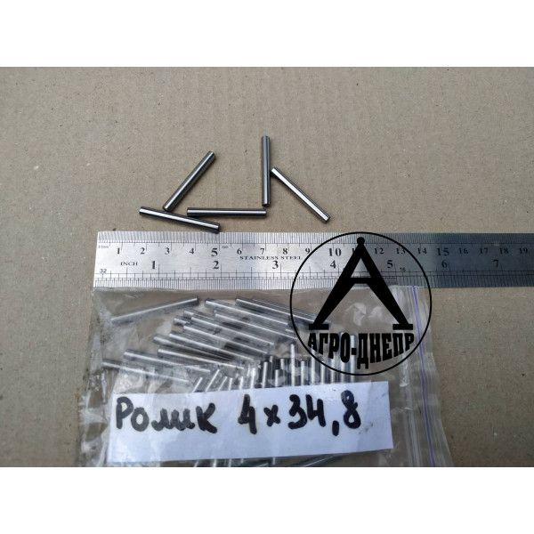 Ролик валу силового МТЗ 4х34.8 (комплект 47 шт.)