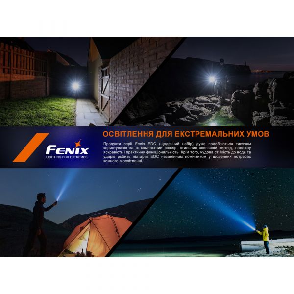 Ліхтар ручний Fenix E35R, блакитний | Лімітована серія