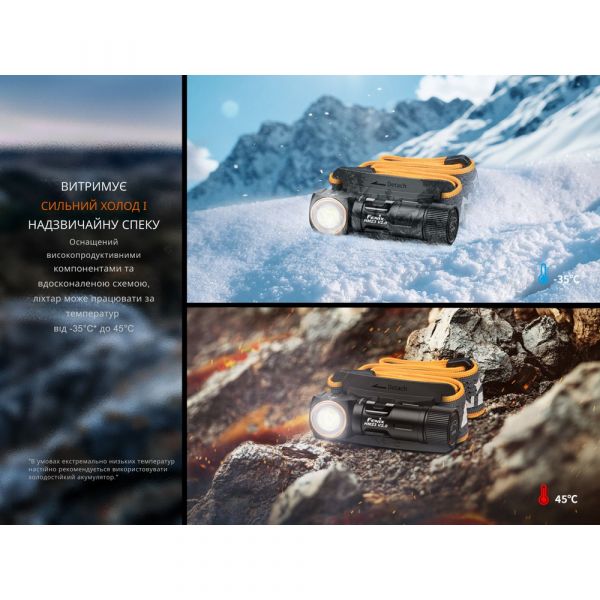 Ліхтар налобний з червоним світлом Fenix HM23 V2.0 300 лм