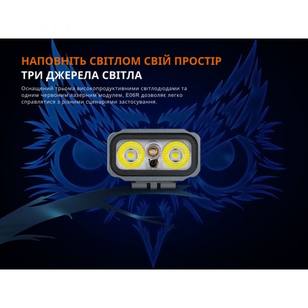 Ліхтар наключний Fenix E06R, білий | Лімітована серія