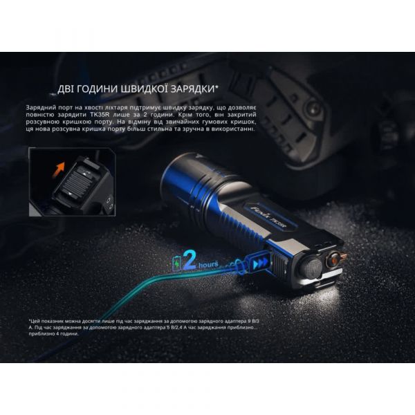 Ліхтар тактичний з червоним світлом Fenix TK35R 5800 лм | Лімітована серія