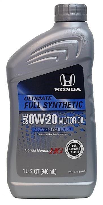 Олива HONDA 0W-20 Ultimate FULL SYNTHETIC SP/GF-6, 1qt. 08798-9137