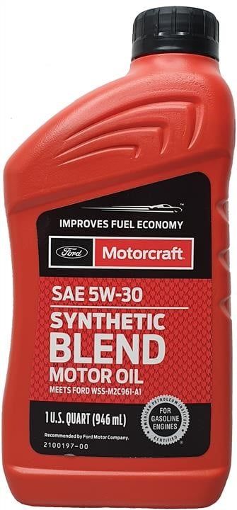 Олива MOTORCRAFT SAE 5W-30 Synthetic Blend Motor Oil, 1qt. XO5W30-Q1SP