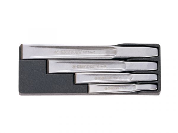 Зубила в наборі 4 одиниць в ложементі