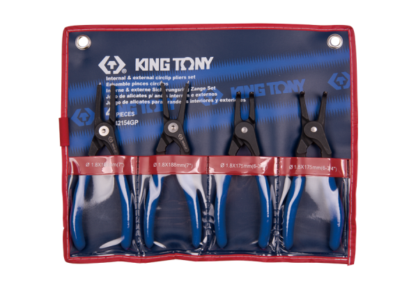 Знімач стопорних кілець Набір 4 одиниць в чохолі із терилену