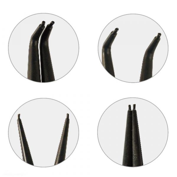 Знімач стопорних кілець Набір 6 одиниць (4 шт. - 180 мм, 2 шт. - 250 мм) (уп.1) в чохолі із терилену KING TONY