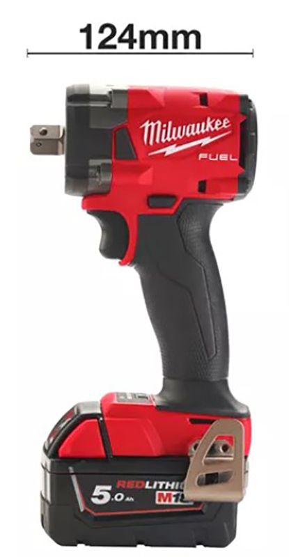 Гайковерт акумуляторний безщітковий 1/2'' MILWAUKEE, M18 FIW2P12-502X, 339Нм, з піном (зарядний пристрій M12-18 FC, 2 акумулятор