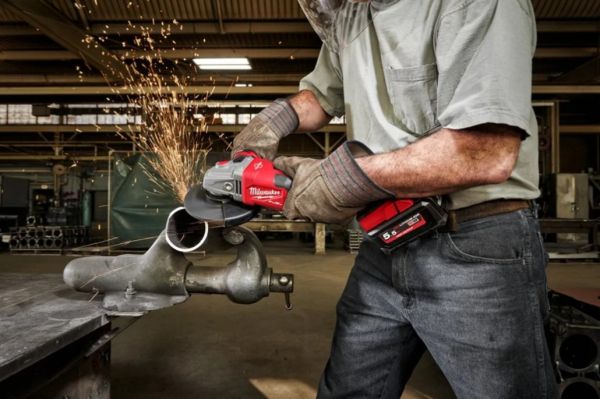 Шліфмашина кутова акумуляторна MILWAUKEE, M18 FHSAG125XB-552X, діаметр 125 мм (+ заряд.пристрій, 2 а