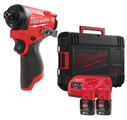 Винтоверт акумуляторнй M12 FID2-202X (170Нм) (+2 акумулятори, зарядний пристрій, HD кейс)