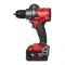 Дриль-шуруповерт з ударом акумуляторний безщітковий MILWAUKEE, M18 FPD3-402С, 158Нм (зарядний пристрій М12-18 С, 2 акумулятори М