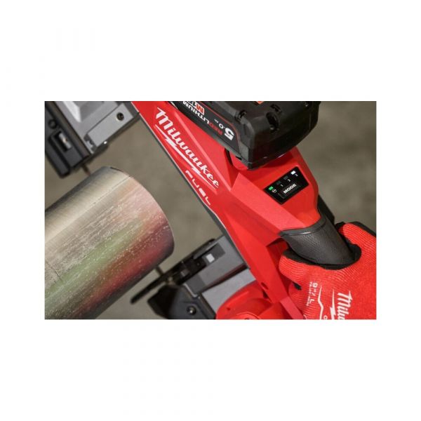 Пила стрічкова акумуляторна MILWAUKEE, M18 FBS127-502C (зарядний пристрій, 2 акум. Х 5 Аг, кейс)