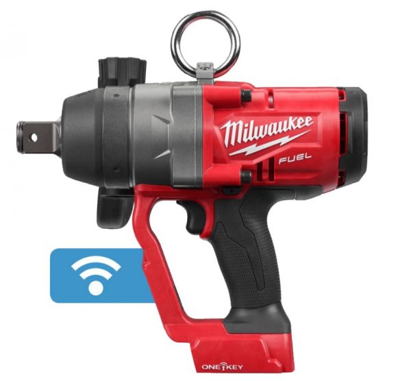 Гайковерт акумуляторний безщітковий MILWAUKEE 1'' (2400Нм) M18 ONEFHIWF1-0, з кільцем (каркас)