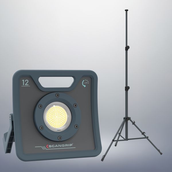 Прожектор переносний 12 000 lumen NOVA 12 + TRIPOD 3M for Life SCANGRIP