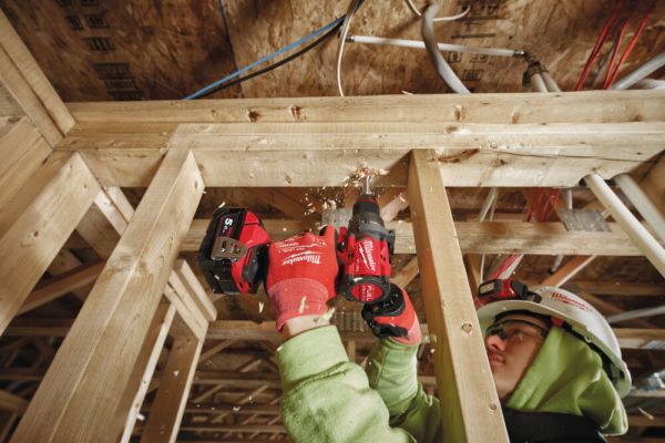 Дриль-шуруповерт акумуляторна безщіткова MILWAUKEE M18 FDD3-0X (158 м) (каркас+HDкейс) + M18 B5 подарунок