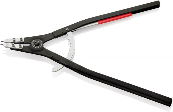 Щипці для внутрішніх стопорних колец прямі, діаметр валу 252-400 KNIPEX 44 10 J6, діаметр 4,5 мм, зі змінними наконечниками