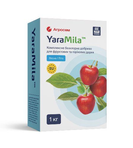 Удобрение для фруктовых и ореховых деревьев Весна - Лето YaraMila - 1 кг
