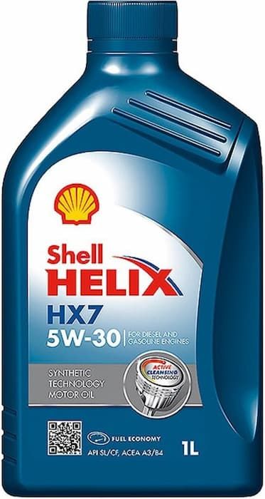 Масло моторное Helix HX7 5W-30 Shell - 1 л