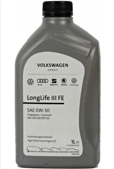 Олива VW LongLife III FE 0W-30, 1л. (Audi Logo) GS55545D2