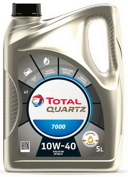 Олива TOTAL QUARTZ 7000 10W-40, 5л. 214109