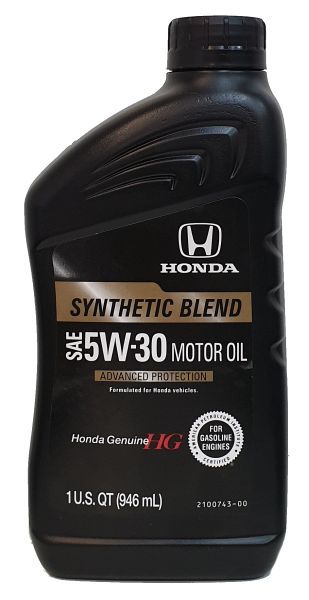 Олива HONDA 5W-30 SYNTHETIC BLEND SP/GF-6, 1qt. 08798-9134
