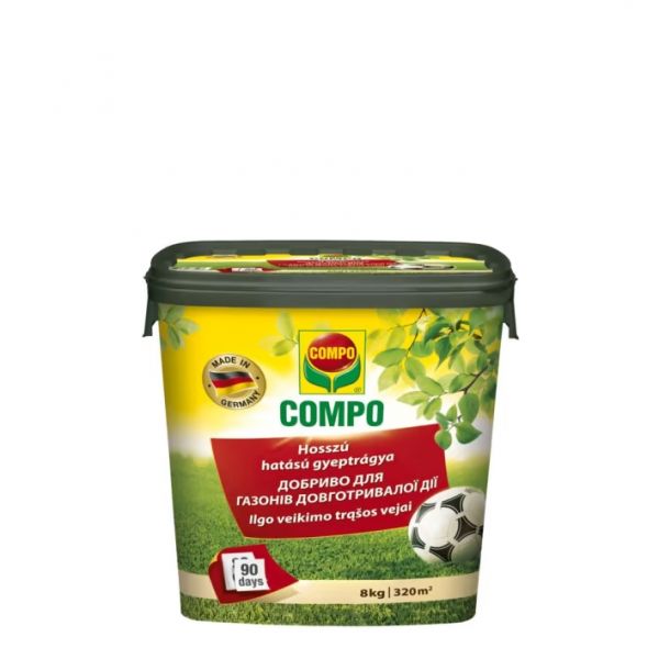Добриво тривалої дії для газону Compo - 8 кг