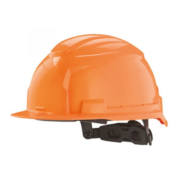 Каска захисна BOLT100 невентильована для промислового альпінізму помаранчева MILWAUKEE