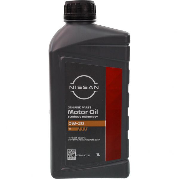 Олива NISSAN Motor oil 0W-20 C5, 1л. KE90090333