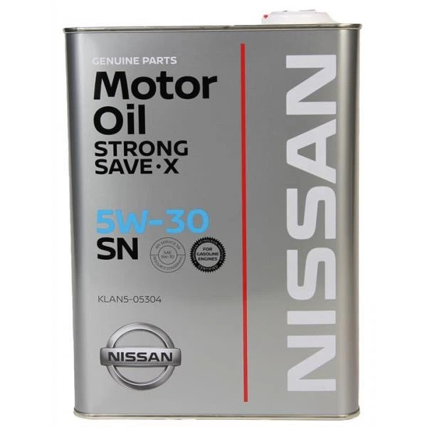 Олива Nissan SN Strong Save X 5W-30(Japan), 4л. KLAN5-05304