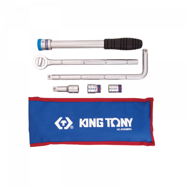 Ключі з храповим механізмом King Tony 4306MRN 17,19 мм