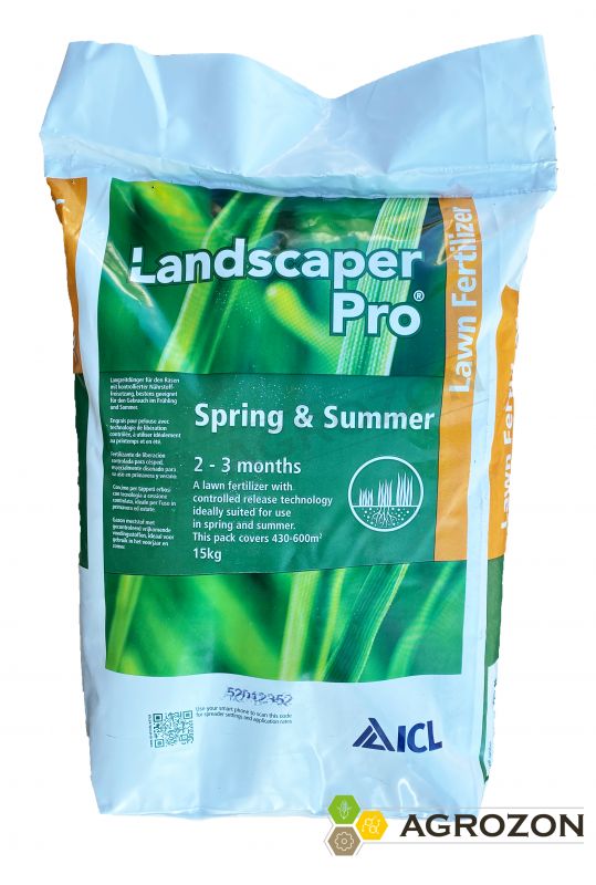 Добриво Landscaper Pro Spring Summer 20+0+7+6CaO+3MgO (весна-літо) ICL - 15 кг