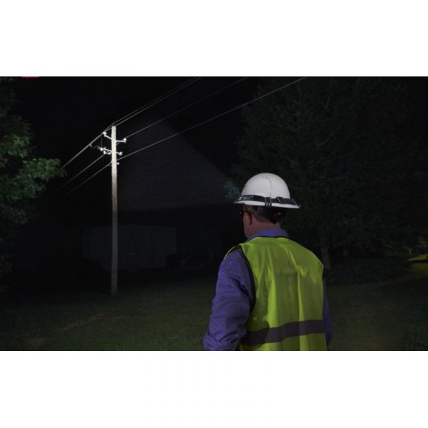 Ліхтар безпечний світлодіодний налобний MILWAUKEE, ISHL-LED, на елементах живлення AAA