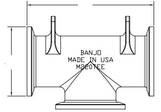 Тройник Banjo M300CR