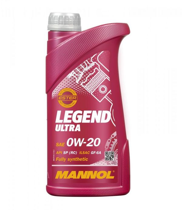 Олива моторна Legend Ultrasae 0W-20 Mannol - 1 л