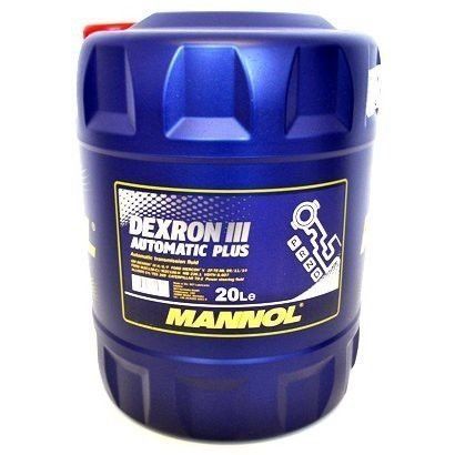 Трансмиссионное масло DEXRON III Automatic Plus Mannol - 20 л