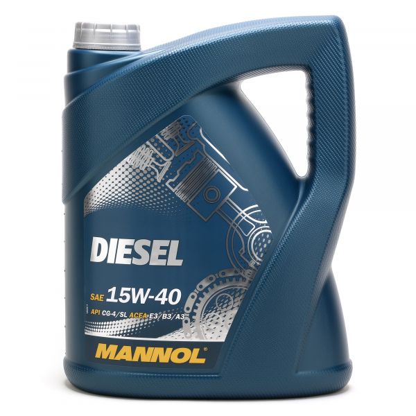 Масло моторное Diesel SAE 15W-40 Mannol - 5 л