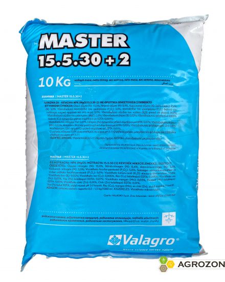 Добриво Мастер НПК / Master NPK 15.5.30 Valagro - 10 кг Добриво Мастер НПК / Master NPK 15.5.30 Valagro - 10 кг